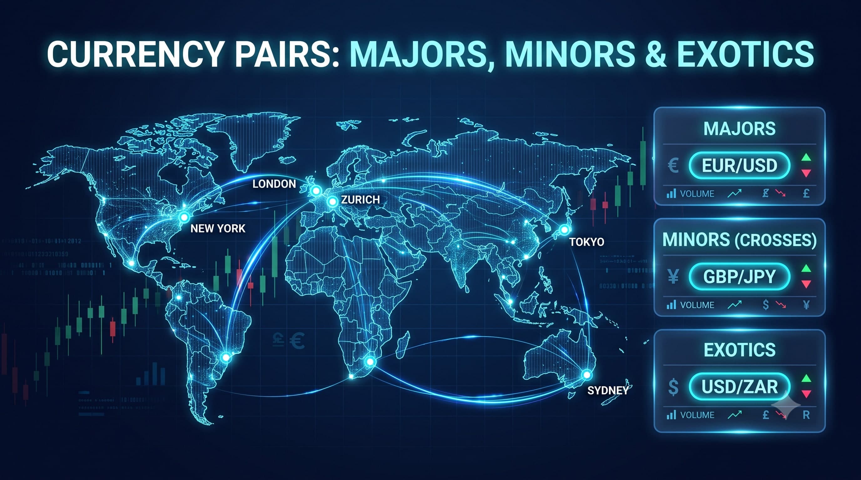 Forex Currency Pairs Explained: Majors, Minors & Exotics